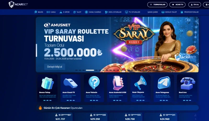 Acarbet ekran görüntüsü