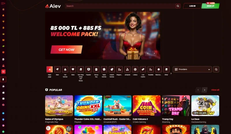Alev Casino ekran görüntüsü