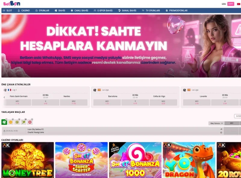 Betbon ekran görüntüsü
