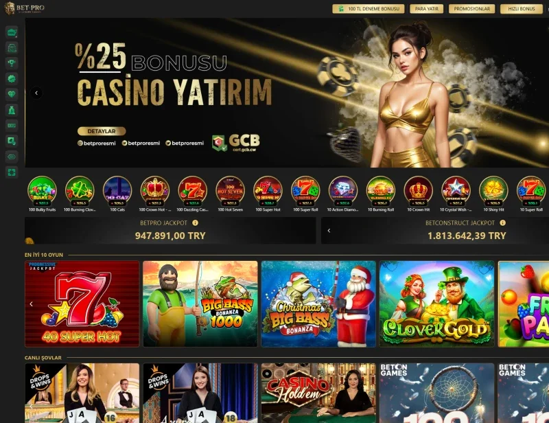 BetPro ekran görüntüsü