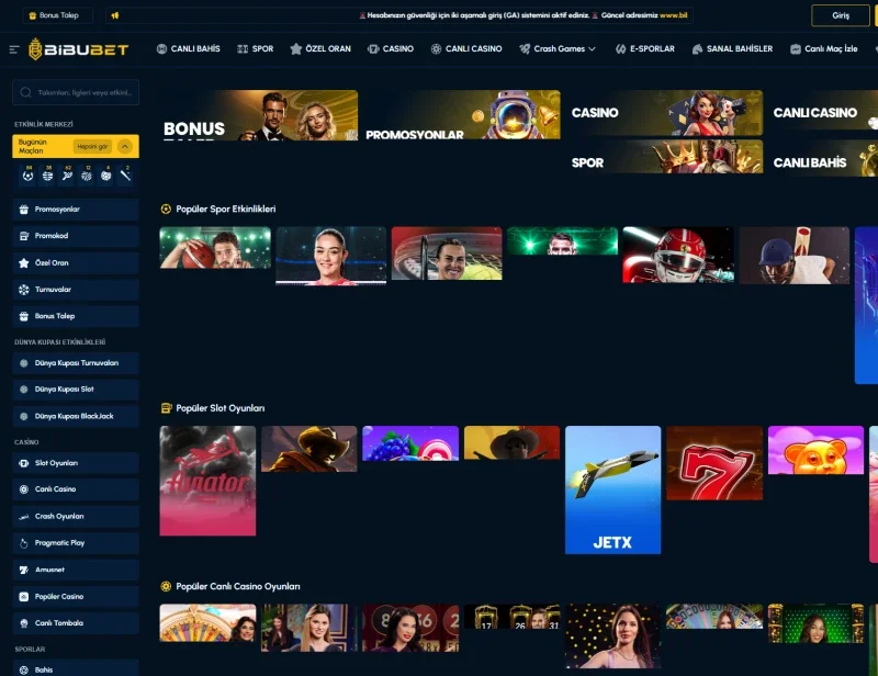 Bibubet ekran görüntüsü