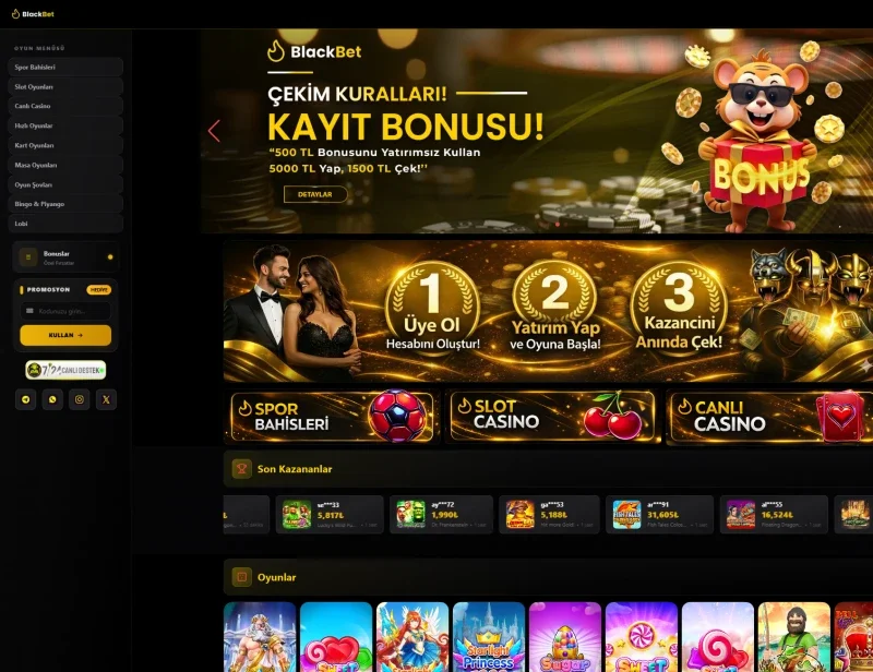 Blackbet ekran görüntüsü