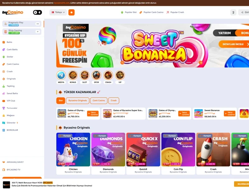 Bycasino ekran görüntüsü
