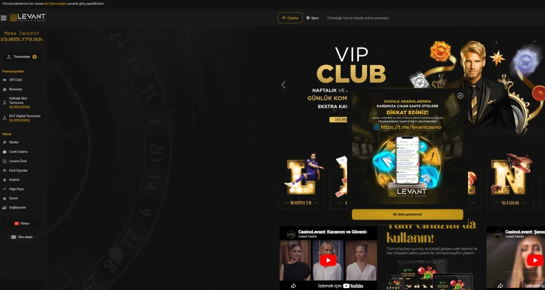 Casino Levant ekran görüntüsü