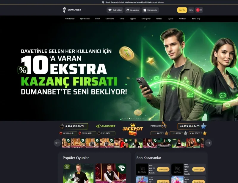 Dumanbet ekran görüntüsü