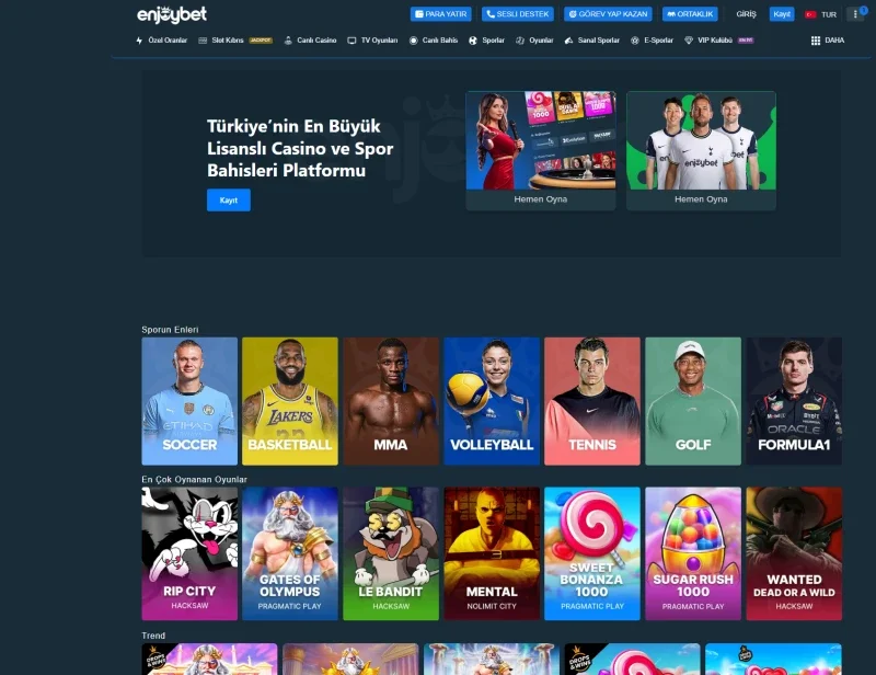 Enjoybet ekran görüntüsü