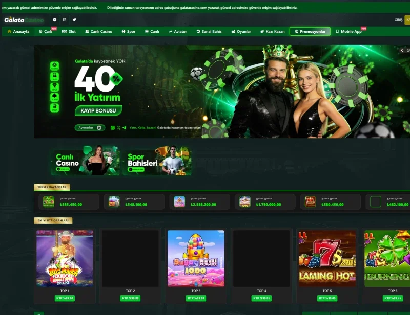 Galata Casino ekran görüntüsü