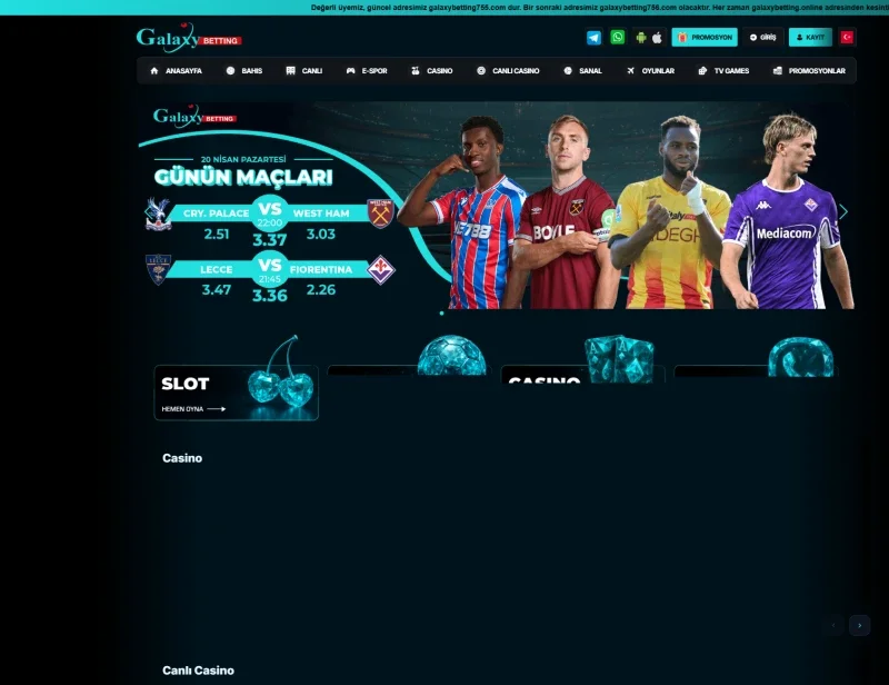 Galaxybetting ekran görüntüsü