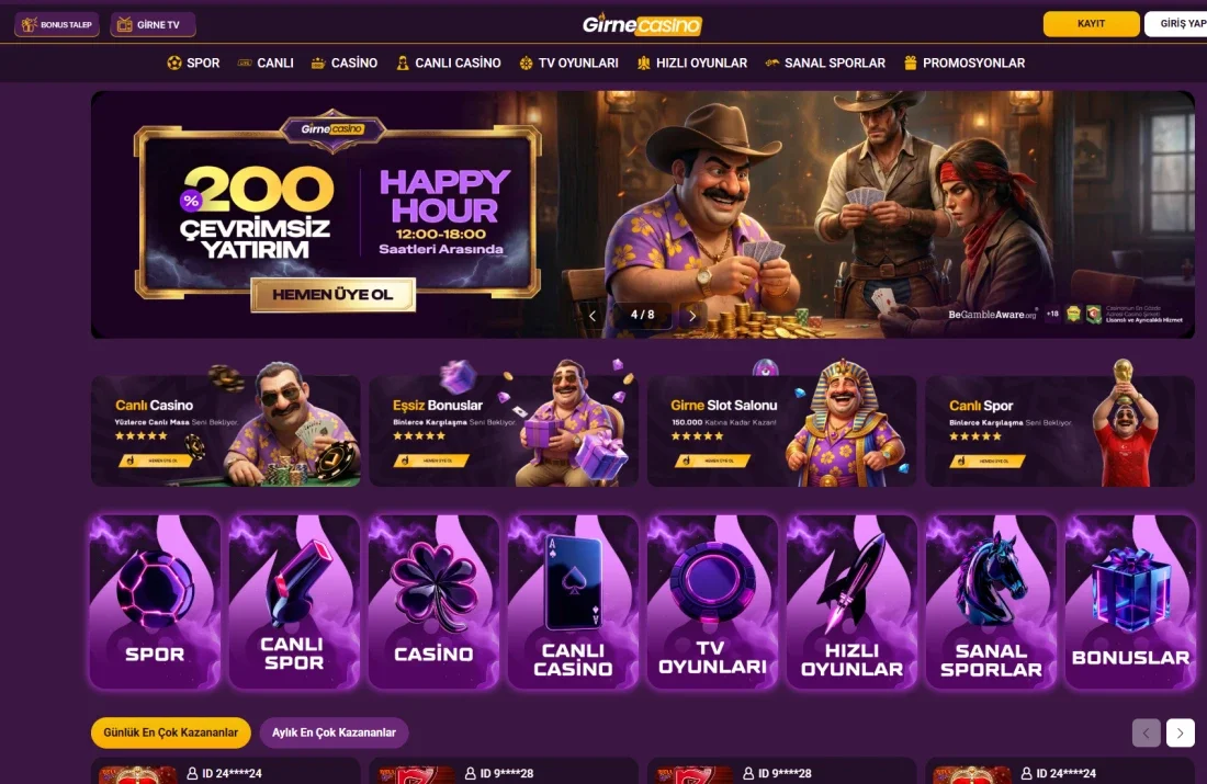 Girne Casino ekran görüntüsü