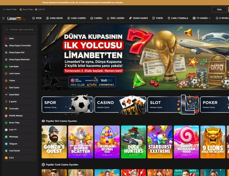 Limanbet ekran görüntüsü