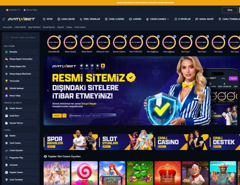 MatixBet ekran görüntüsü