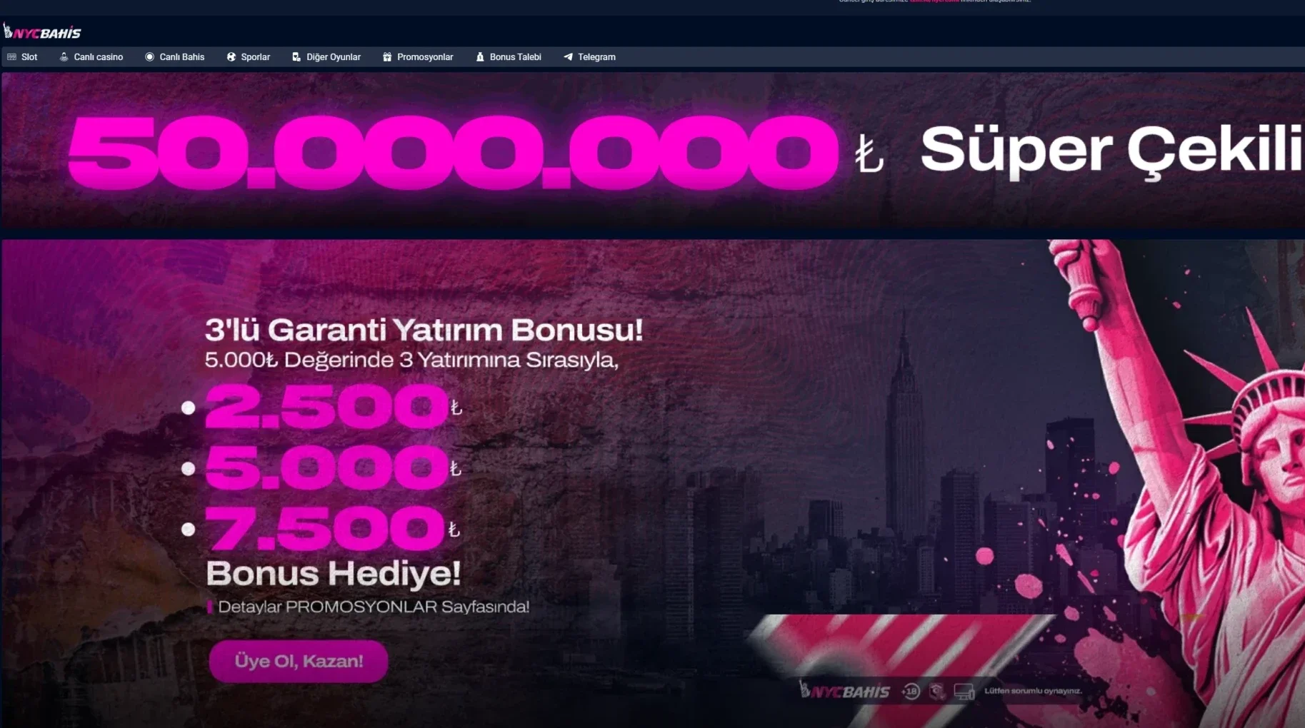 NYC Bahis ekran görüntüsü