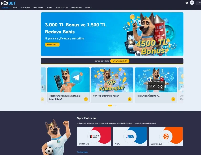 Rexbet ekran görüntüsü