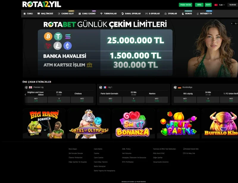Rotabet ekran görüntüsü