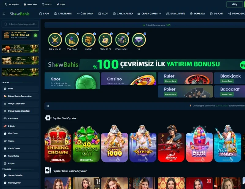 Showbahis ekran görüntüsü