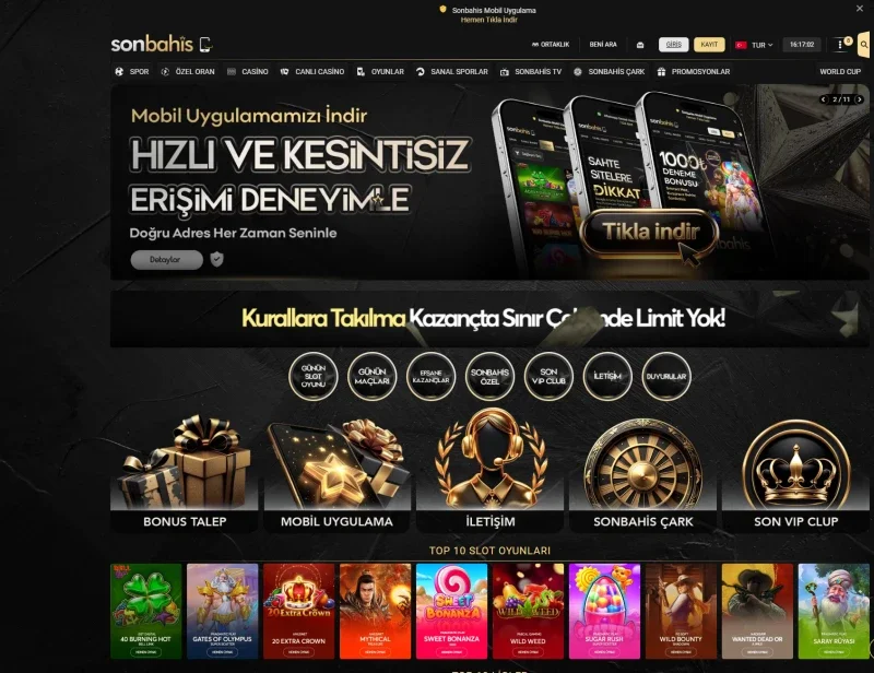 Sonbahis ekran görüntüsü