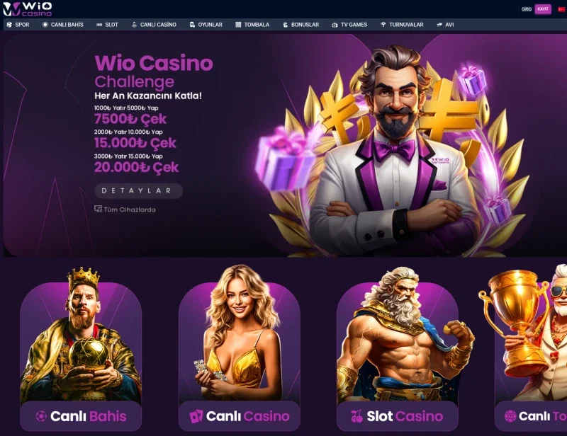 WioCasino ekran görüntüsü
